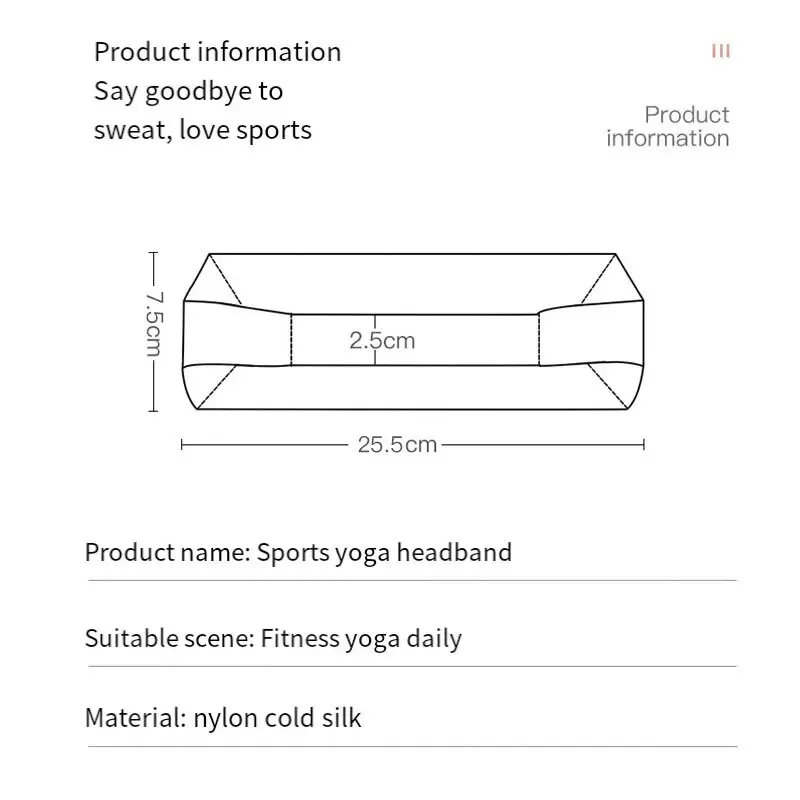Banda deportiva absorbente para cabeza – Running, ciclismo y fitness - imagen 5