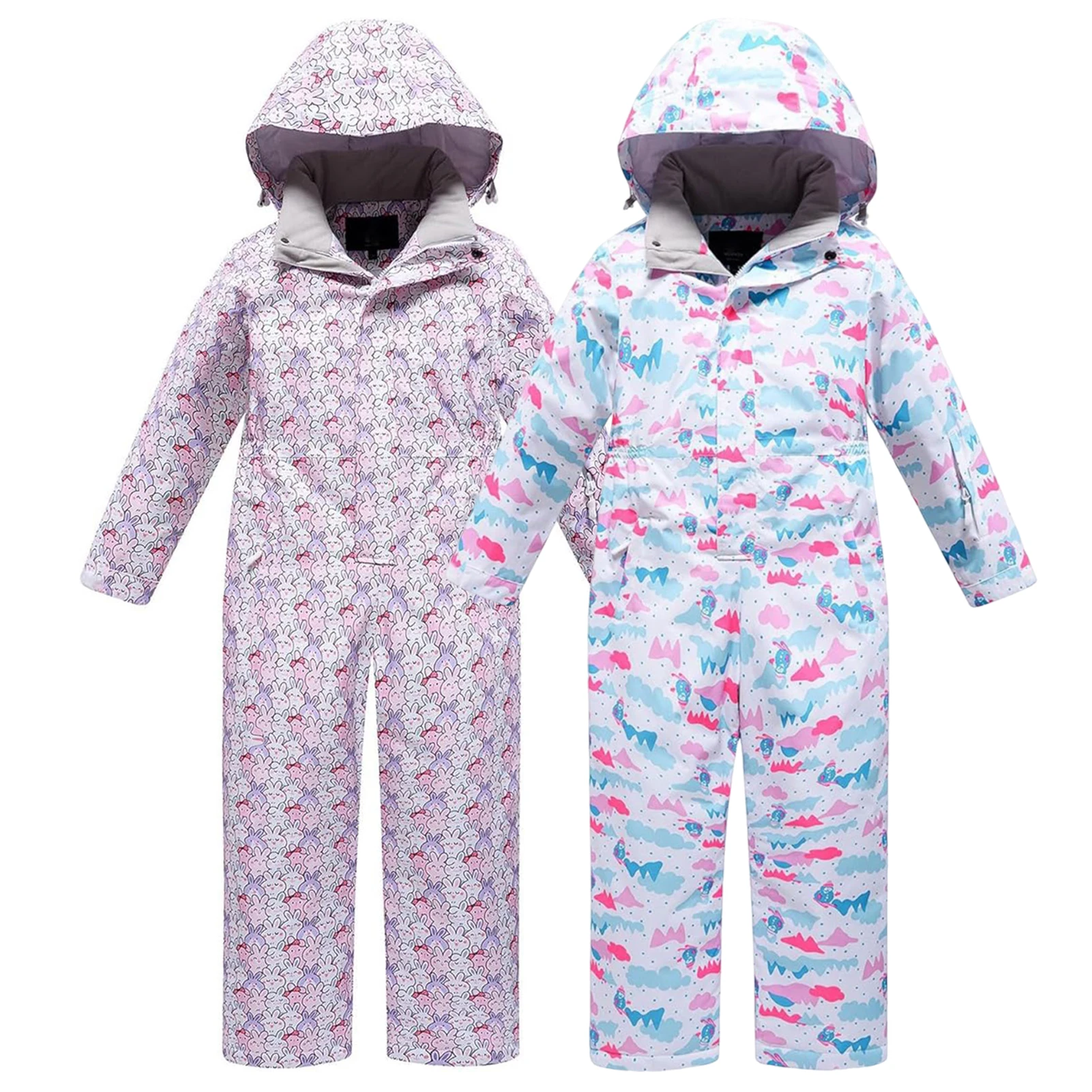Traje de esquí impermeable de una pieza para niños y niñas - imagen 3