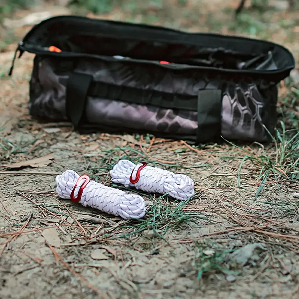 Cuerda reflectante portátil Universal, fácil instalación, resistente al desgaste, cuerda reflectante para tienda de campaña, 1 ud. - imagen 2