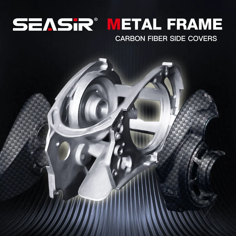 Seasir P-Series Cast Pro – Carrete Baitcasting BFS ultraligero 7,6:1 - imagen 2