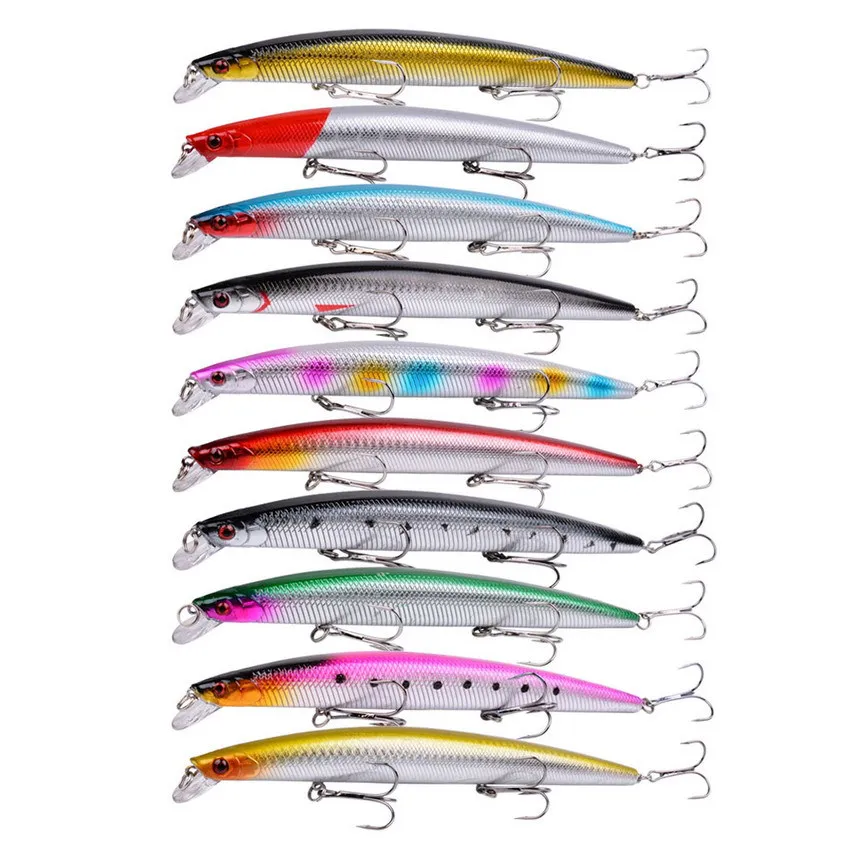 1 Uds 18cm 24g señuelo de pesca Minnow láser cebo Artificial duro plástico grandes peces falsos señuelos cebo de pesca de mar Crankbait Wobblers - imagen 3