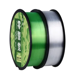 Línea de nailon fuerte para pesca de carpa, suave y sin rizos