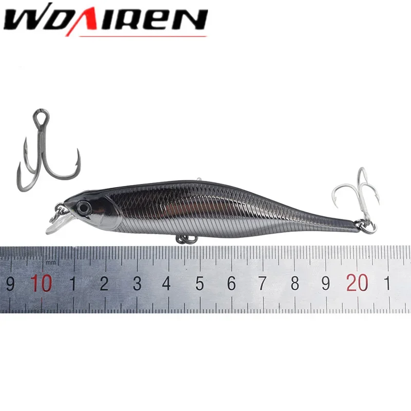 1 unidad de nuevos señuelos de pesca, manivela de Mahow 11cm 11g. Cebo duro Artificial japonés Wobbler Swimbait modelo caliente cebo de manivela 5 colores WD-478 - imagen 2