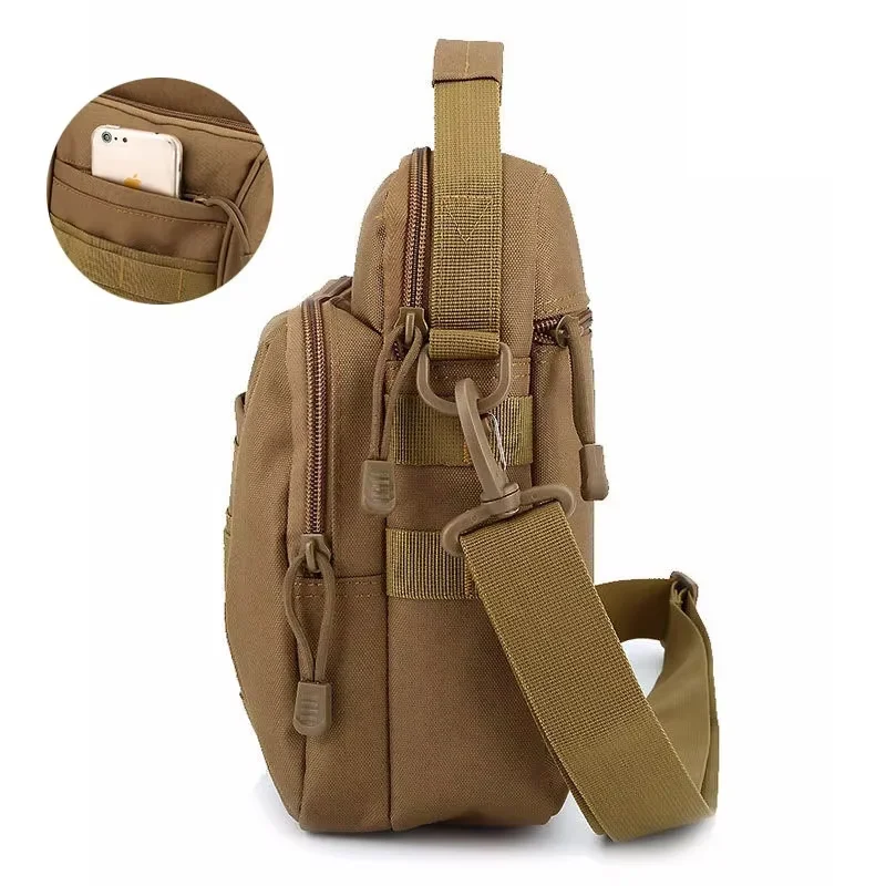Bolso de hombro multifuncional para pesca, bolso deportivo para hombre, bolsas de viaje diarias para ocio, paquete táctico Molle, mensajero para senderismo en el pecho - imagen 3