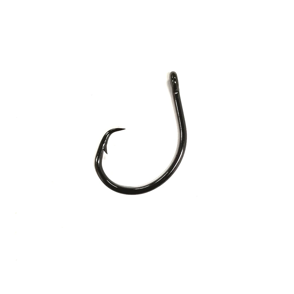 100 unids/pack anzuelos circulares de Pesca señuelo de gusano de océano profundo anzuelo de púas anzuelos de Pesca de mar de agua salada accesorios de Pesca - imagen 2