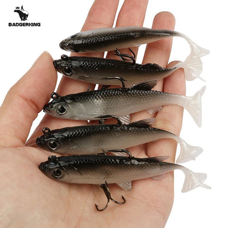Señuelo de pesca SwimBait de plástico suave, 8cm, 13g, Ideal para lubina y pez roca, equipo de pesca ligero pero efectivo - imagen 3