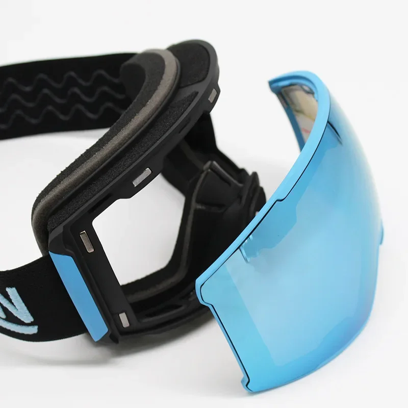 Gafas de esquí magnéticas de doble capa, gafas antiniebla para deportes al aire libre de invierno, protección para montañismo, equipo deslizante para nieve - imagen 2