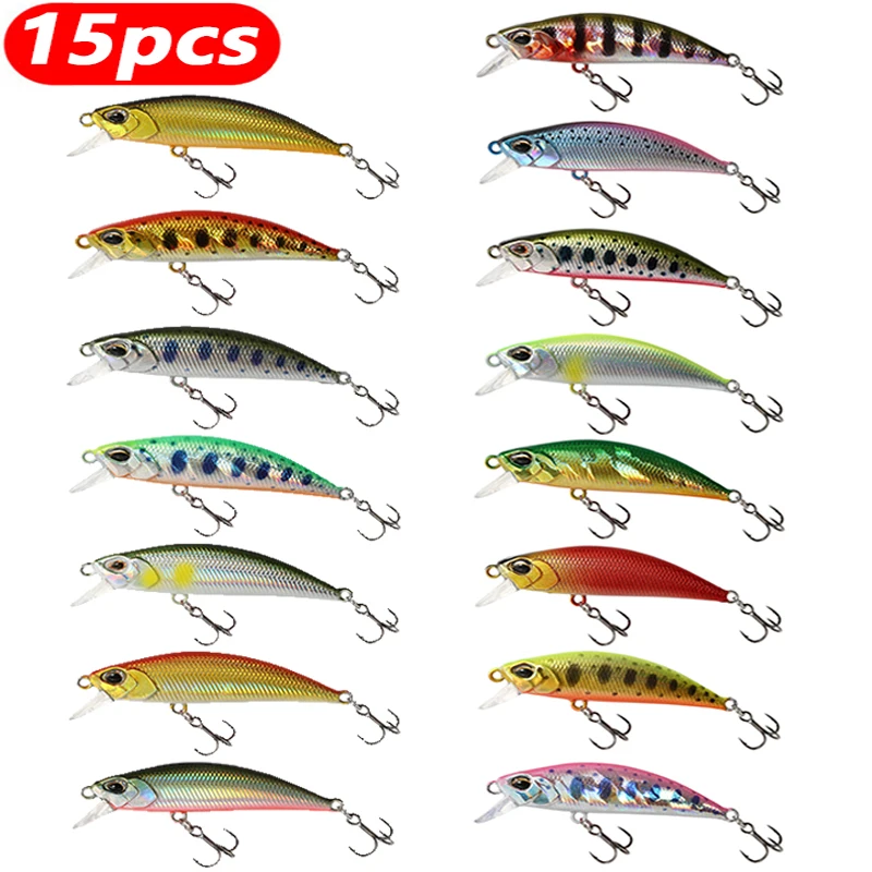 Jerkbait Bass profesional – Swimbait y wobblers de pececillo hundibles