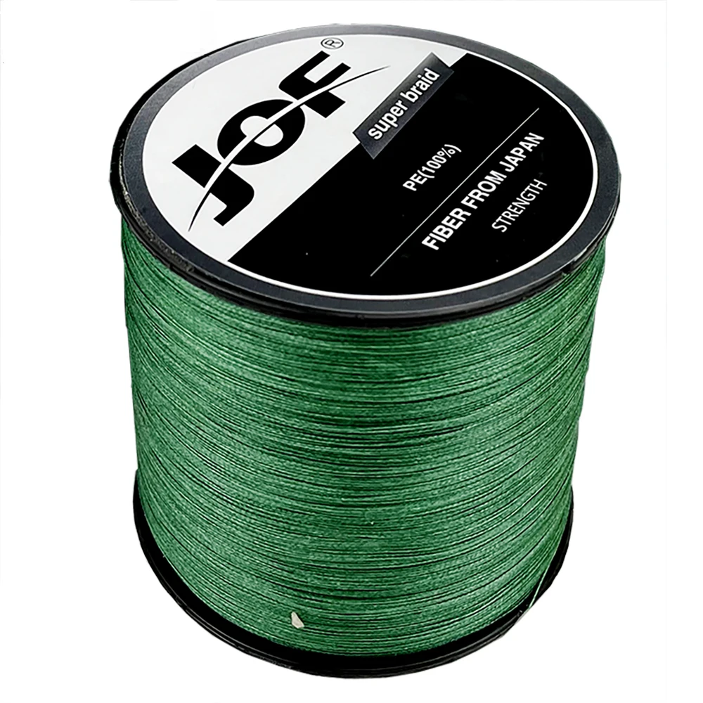 JOF 16 hebras 100/300M hilo de pescar trenzado Multicolor tejido extremadamente fuerte 25-200LB multifilamento alambre de PE de agua salada 0,16-0,8mm - imagen 3