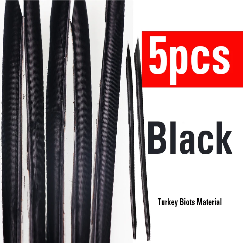 5pcs Black