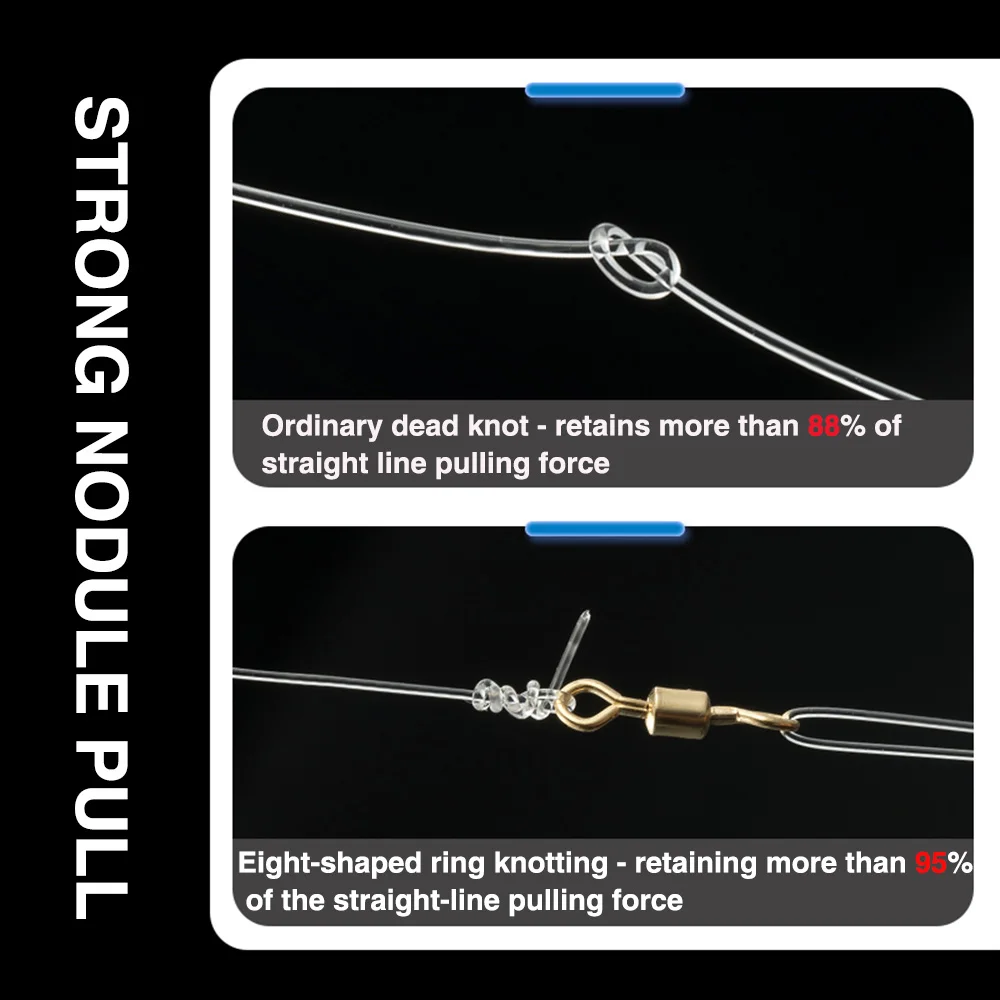 Línea de pesca de nailon con proceso de tratamiento de revestimiento de fluorocarbono de 500m, monofilamento de 0,12mm-0,47mm para pesca en agua dulce y salada - imagen 4