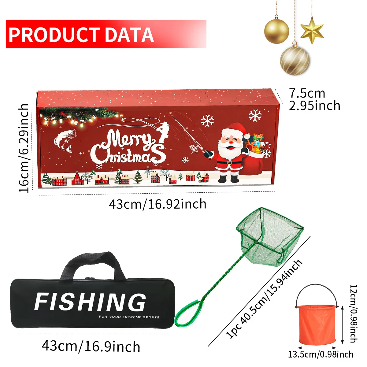 Kit de pesca infantil caña telescópica de camuflaje con carrete y red - imagen 4