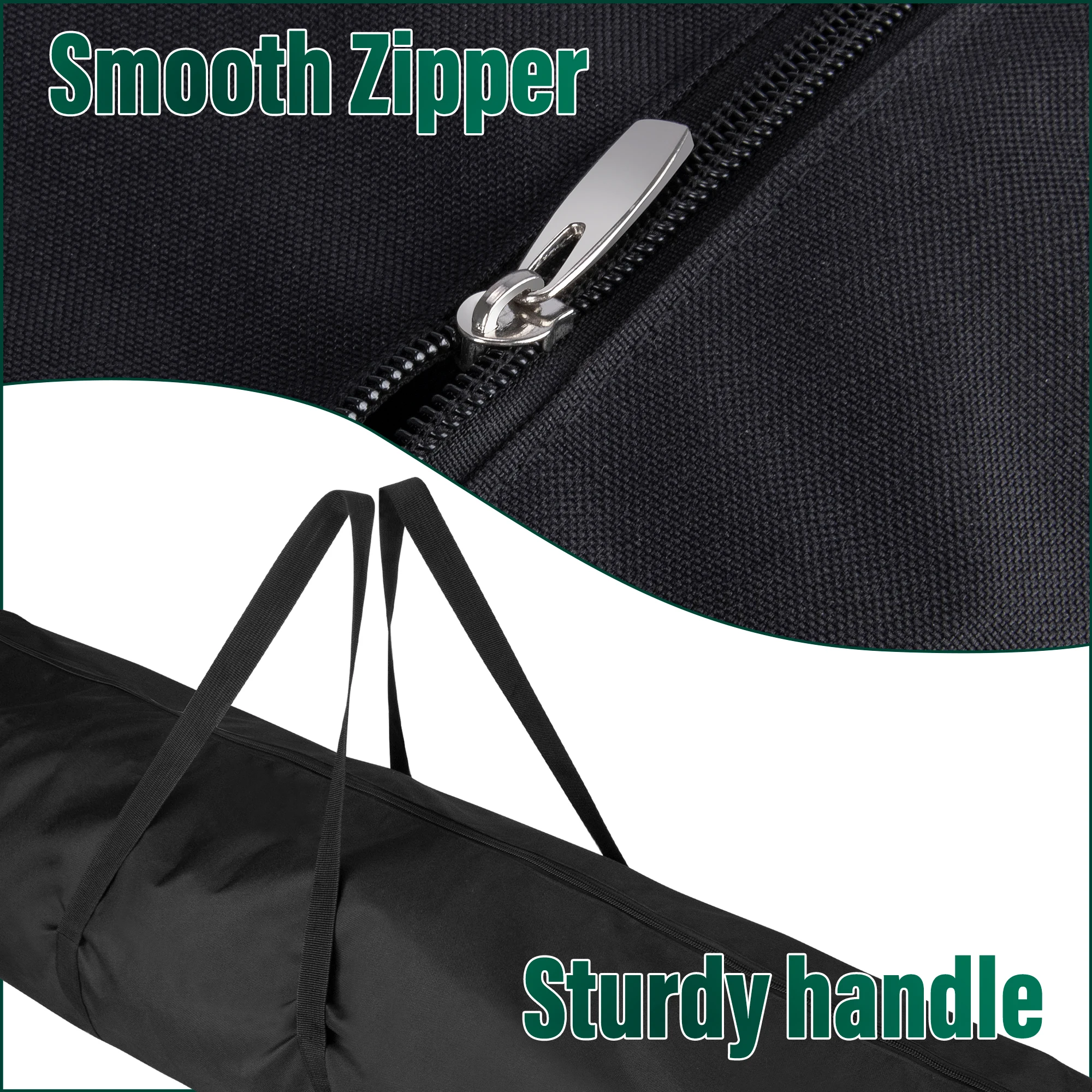 Bolsa de repuesto para silla de Camping plegable de 120cm, organizador de almacenamiento portátil con asa de transporte para tienda de campaña, pesca, acampada al aire libre y senderismo - imagen 4