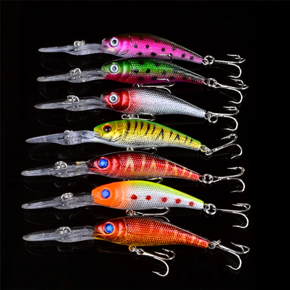 Señuelo de pesca de carpa, 1 unidad, cebo para pececillos, 10cm, 8g, cebos duros para nadar, Wobblers, Crankbait, juego de señuelos para peces de agua dulce - imagen 2