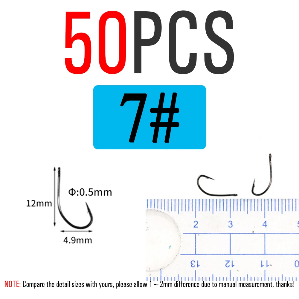 50pcs  Size 7