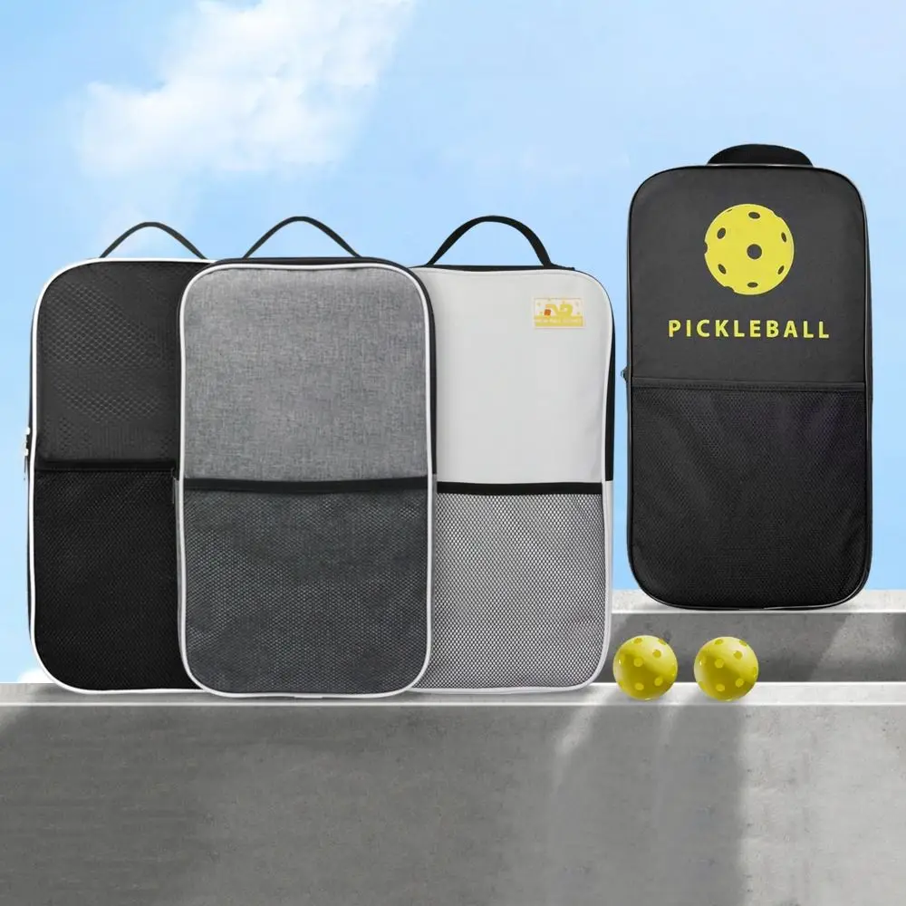Bolsa impermeable para raqueta de Pickleball, cubierta antipolvo de tela Oxford, Protector de paleta de Pickleball, gran capacidad, doble cremallera - imagen 3