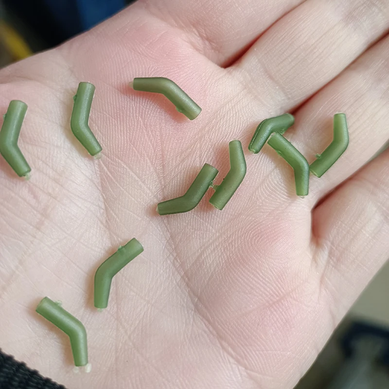 1000 Uds. Accesorios de Pesca de carpa anzuelo de tubo antienredos conector giratorio anzuelos productos de protección de sedal aparejos de Pesca - imagen 5