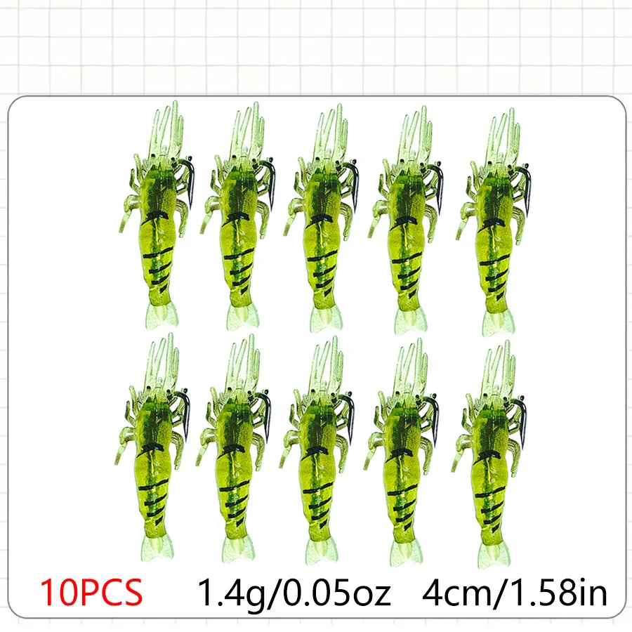 30 unids/caja Jig Head Señuelos camarones Rana suave Swimbait juego de Señuelos de Pesca Kit de cebo Artificial Wobbler para lubina Walleye trucha carpa Pike - imagen 4