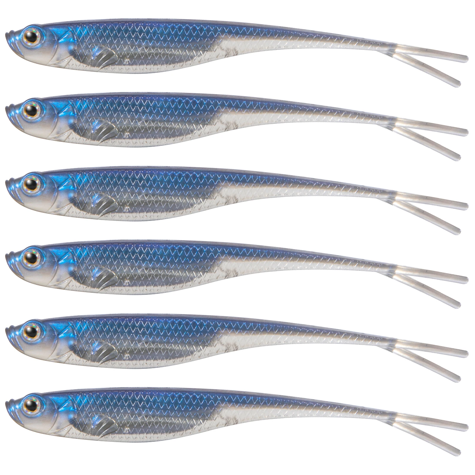 Swimbait cola de horquilla para lubina Striper – plástico blando