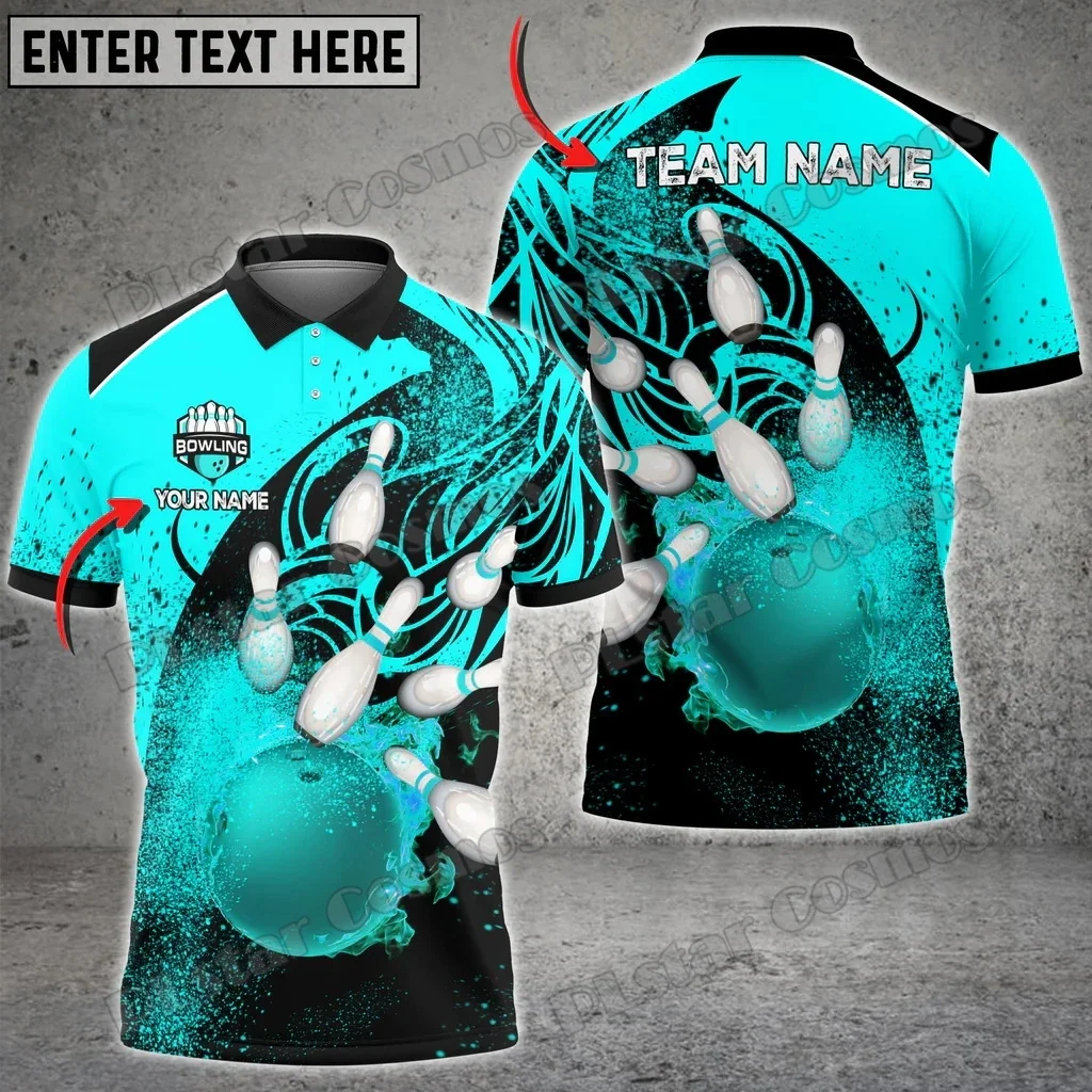 Polos con estampado de llama para hombre, bolos y alfileres, Multicolor, nombre personalizado, estampado 3D, informal, Unisex, Premium, PLP63 - imagen 2