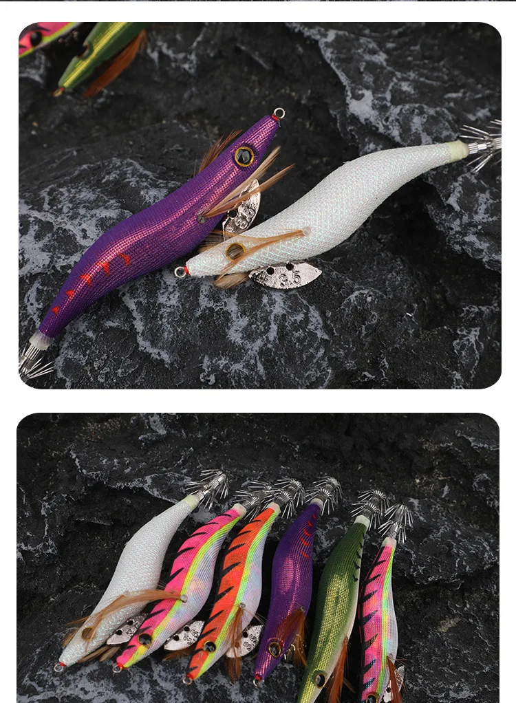 Descubra el mundo vibrante de los señuelos de pesca con estos diseños coloridos y funcionales