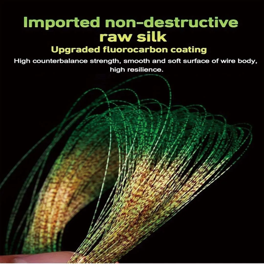 pesca pesca accesorios accesorios de pesca hilo trenzado pesca hilTHORNSLINE 3D Spoted Bionic 6000M línea de pesca original japonesa revestimiento de fluorocarbono productos de alambre de pesca equipo de pesca de carpa - imagen 5