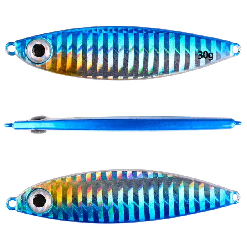 Señuelo de Metal para pesca Vertical, plantilla de fundición larga de diamante, pesca de agua salada, pesca de Surf, caballa, Pesca de Mar, curricán, 6 piezas - imagen 5