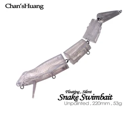 Chan'sHuang Swimbait Señuelo de Pesca Silencioso Segmentos