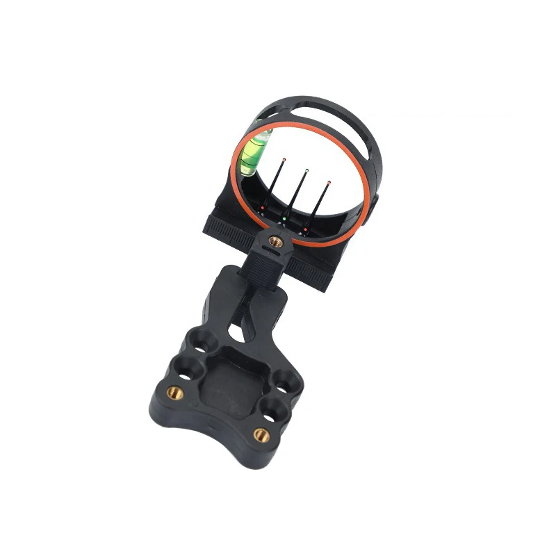  Arco compuesto de 3 pines de nailon para principiantes de mano derecha, accesorios de tiro con arco al aire libre