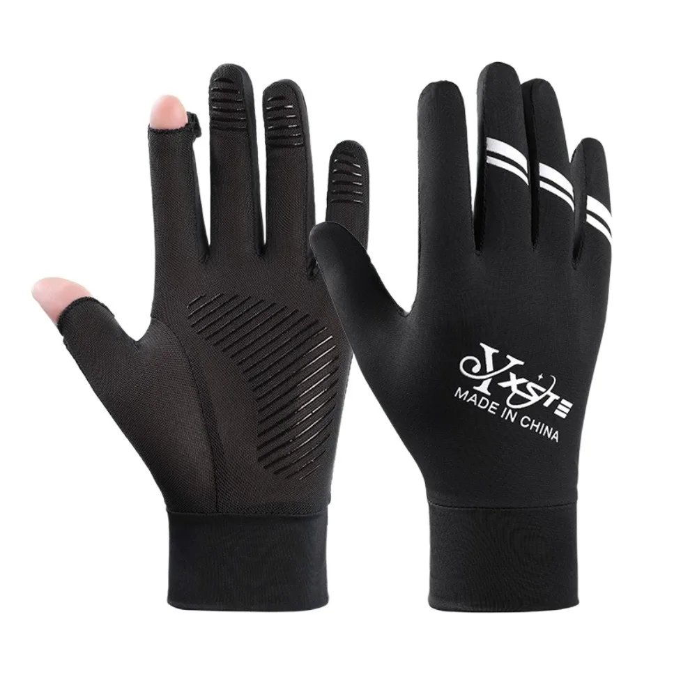 Nuevos guantes de seda de hielo con pantalla táctil, guantes de protección solar Anti-UV altamente elásticos, manoplas de conducción antideslizantes transpirables para conducir en bicicleta - imagen 3