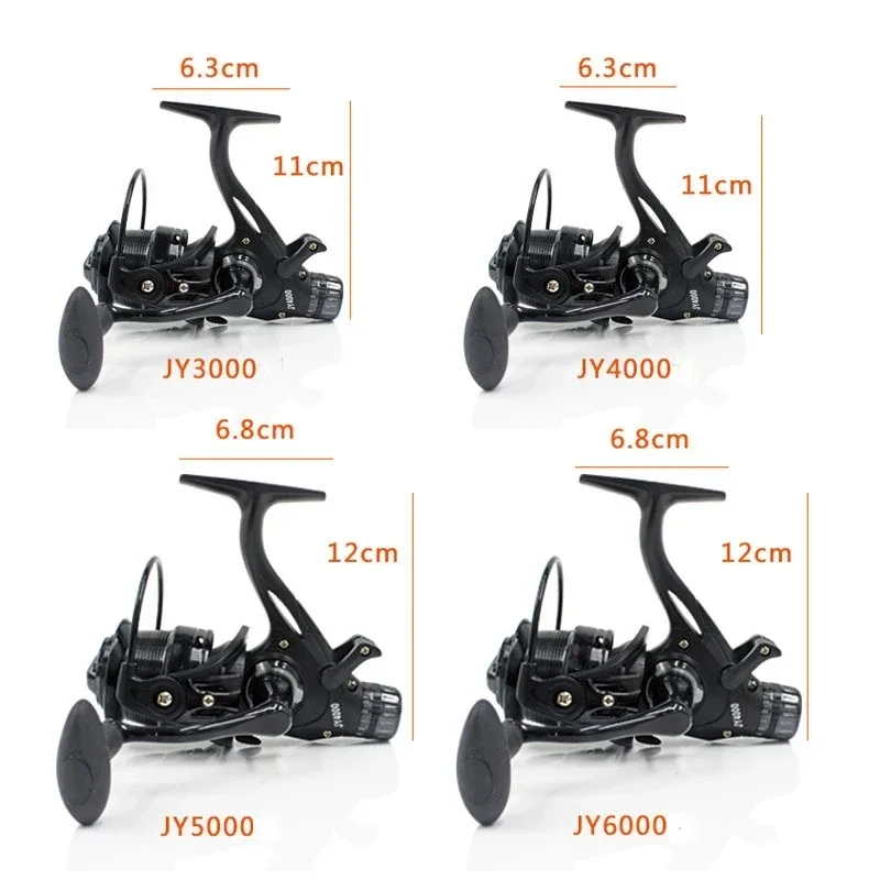 Carrete de pesca okuma, pesca de doble descarga, dragón máximo de 18KG con ruedas de pesca con freno delantero y trasero para todas las áreas acuáticas 4000-6000 - imagen 5