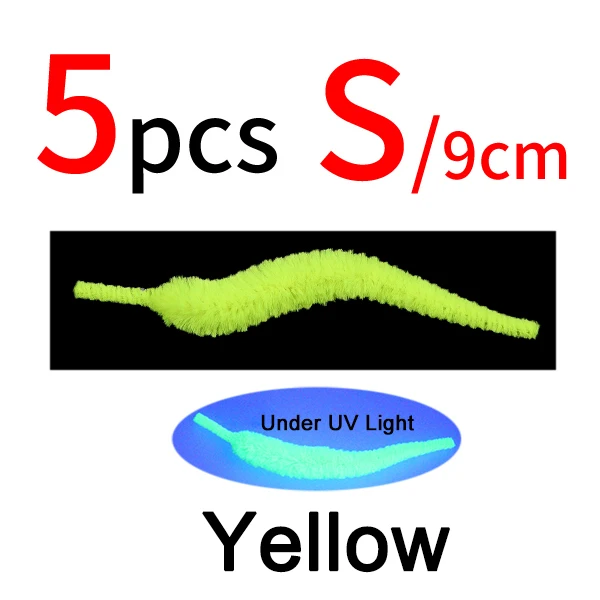 5pcs yellow S