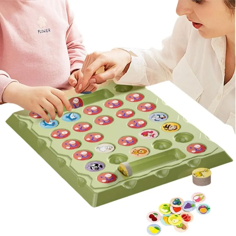Divertido ajedrez educativo para dos jugadores, juego de mesa de memoria, regalo para niños, fácil de jugar, juguete para acampar - imagen 2