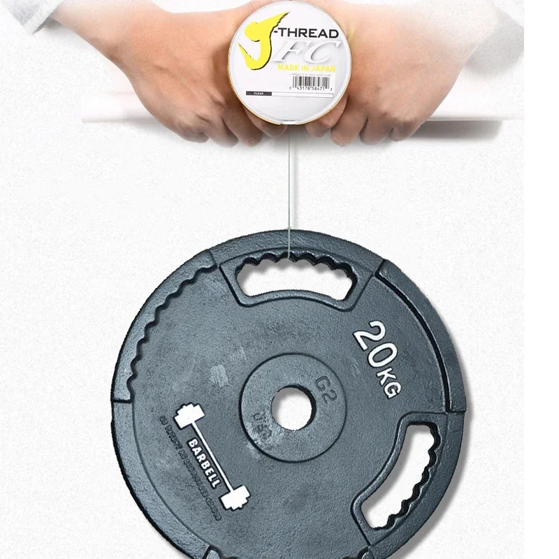 Línea de pesca líder de fluorocarbono DAIWAJTHREAD: longitud: 50M y 100M, tamaño: línea líder de fibra de carbono de 4-80lb PESCA - imagen 5