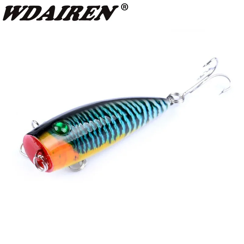 1Pc 6,5 cm 8,5g Popper Wobbler señuelo de pesca cebo de pescado Crankbait Peche Minnow carpa señuelo Japón Mini señuelo de pesca aparejos de pesca - imagen 2