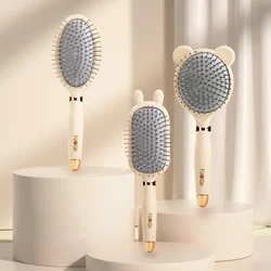 Peine masajeador antiestático con cojín de aire para cabello rizado