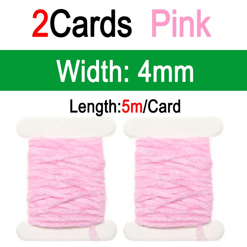 2pcs Pink 4mm