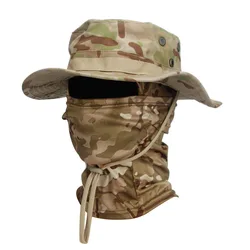 Gorra Boonie camuflaje pesca protección solar plegable