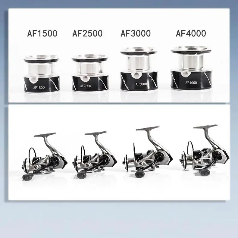 Carrete giratorio de pesca de lubina Mavllos AF, potencia de arrastre, relación de velocidad de 6KG, 5,2: 1, 1500- 4000, carrete de aluminio, carrete de pesca de trucha de agua salada - imagen 4