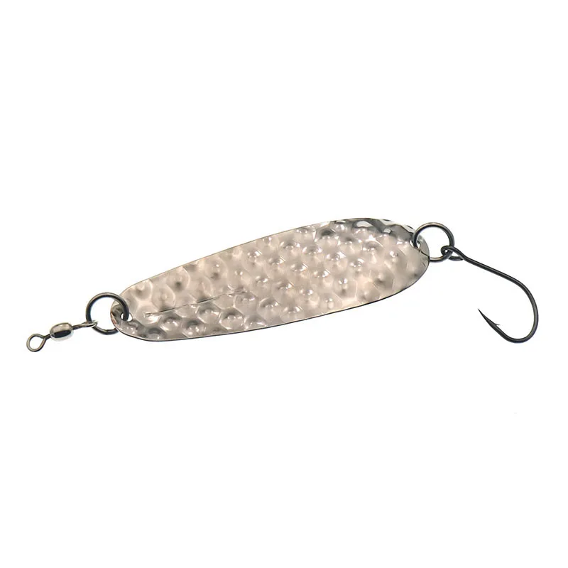 Cuchara de pesca, cuchara de cobre plateada/dorada, señuelo de pesca de 20g, plantilla de Metal, cebo Artificial, Jigging duro, aparejos de mar de agua salada - imagen 5