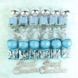 Adornos de Árbol de Navidad Lotto – Colgante Azul Pack 32 Unidades
