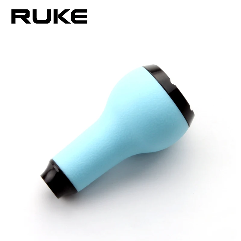 Ruke, 1 unidad, perilla de TPE para carrete de pesca, perilla de mango de carrete giratorio para Baitcasting, incluye 2 uds. De rodamientos, accesorio de carrete DIY para tipo Shima/Dai - imagen 4