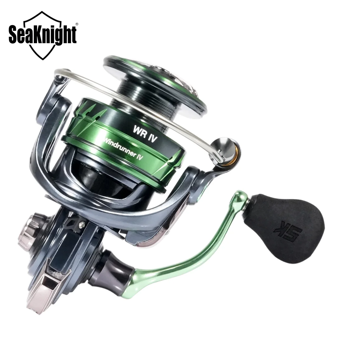 Marca SeaKnight WR4 serie 5,2: 1 9 + 1BB carretes de pesca Rotor de potencia de fibra de carbono carrete giratorio ultrl-light para pesca en agua dulce