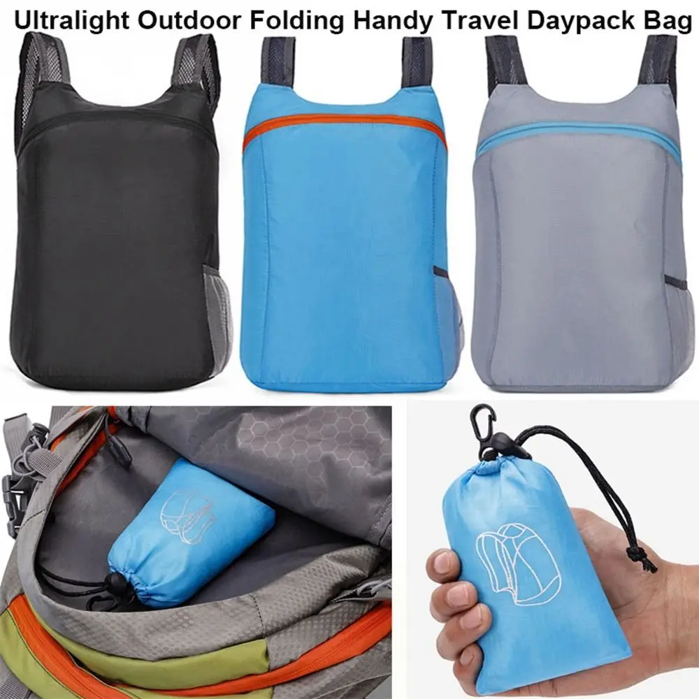 Mochila plegable ligera de alta calidad, mochila de viaje plegable ultraligera, mochila Nano impermeable para hombres y mujeres - imagen 4