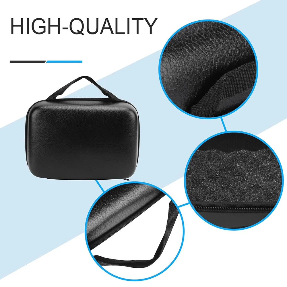 Bolsa de carretes de pesca de carcasa dura de cuero PU, funda de cuero para rueda giratoria de Baitcasting, estuche de almacenamiento de aparejos de pesca a prueba de golpes - imagen 2