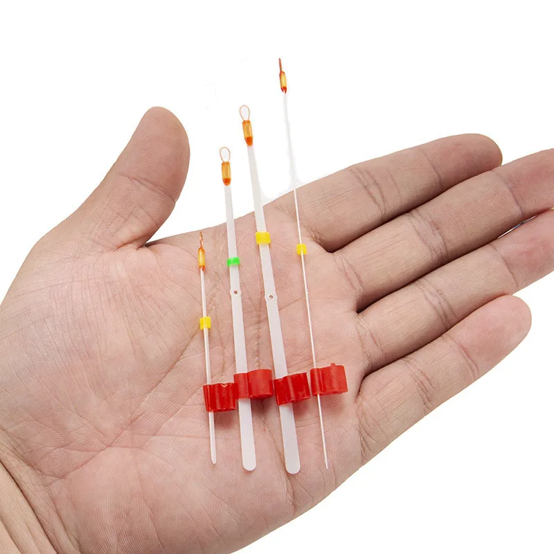 Caña de pescar en hielo para invierno, vara de punta superior, sección frontal, indicador Bobber, Control de peces, extensión ligeramente delgada, 5 piezas, 70/100mm - imagen 3