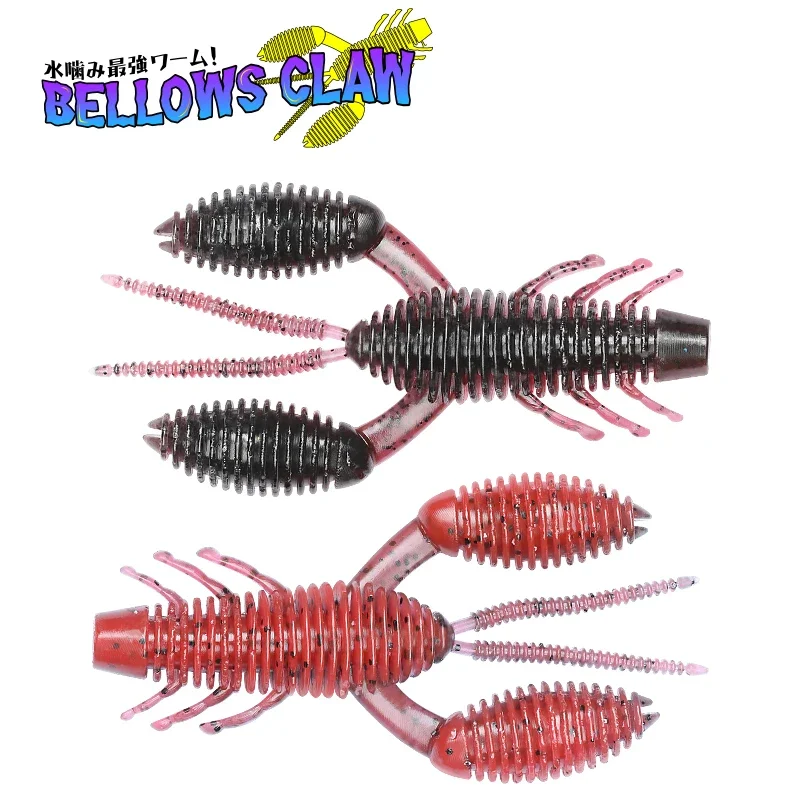TSURINOYA PREDATOR 3,23 pulgadas 6 uds cebo suave para camarones lubina Lucio fuelle garra gusano señuelo de pesca Swimbait cebos de aparejo de pesca - imagen 3