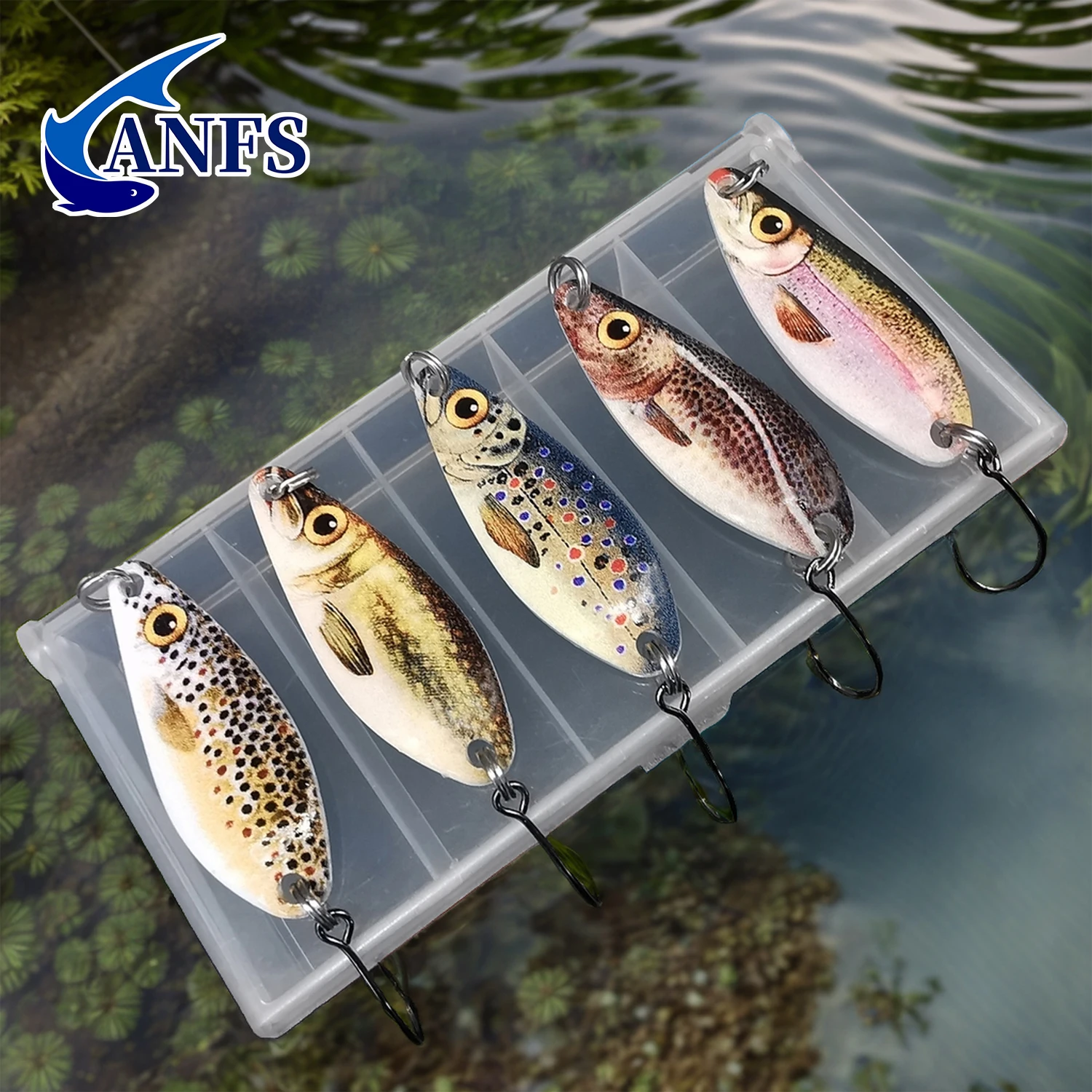 Descubra el arte de la pesca con los innovadores y realistas señuelos de peces de ANFS