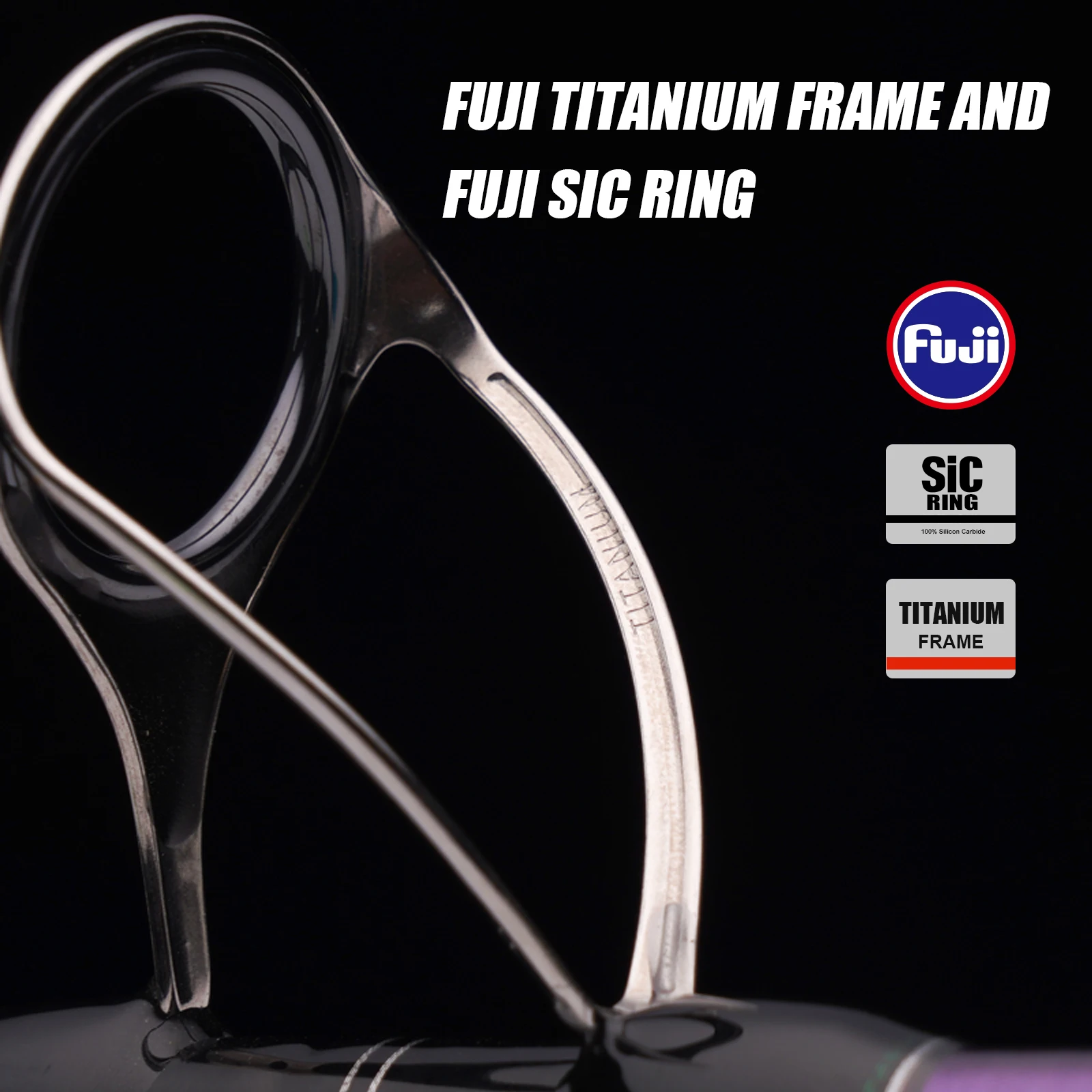 PURELURE Trípode Popping Caña de pescar Popper Rod Mar, Big Game Tuna GT Caña de pescar FUJI SIC Guía HH Power, 2,31 m, 2.53 m Señuelo 200 g - imagen 4