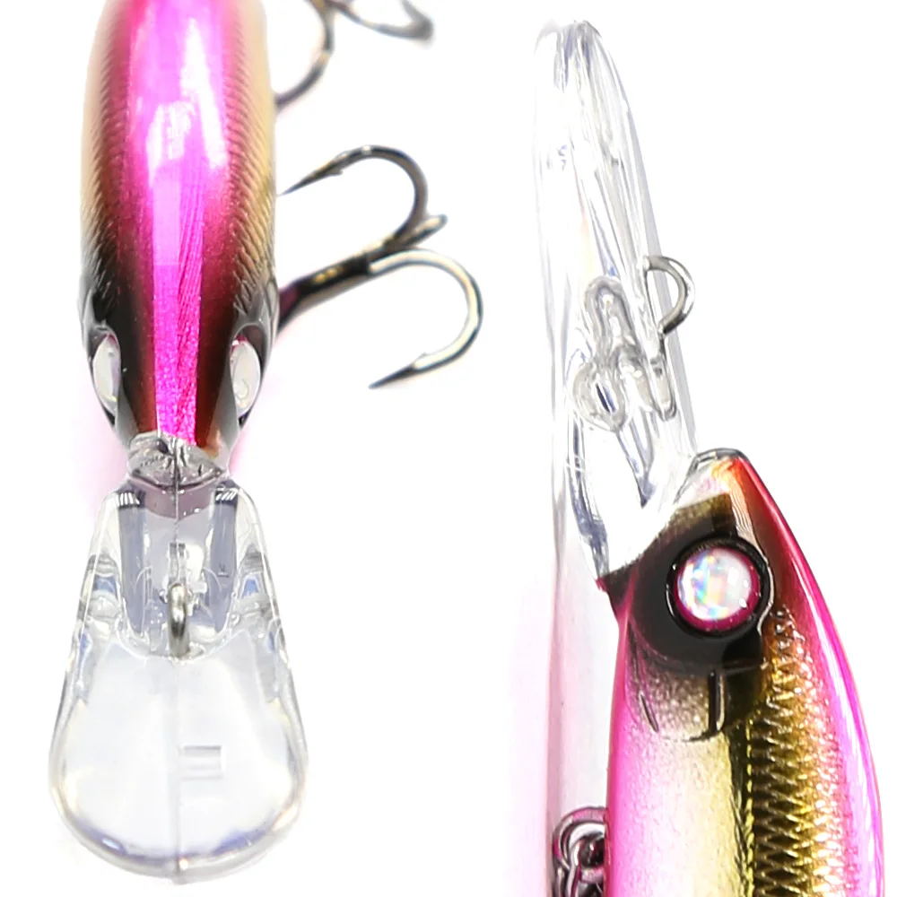 B & U-señuelo de pesca de 4,1 cm, 3g, pececillo que se hunde, cebo duro Artificial para lubina, perca, Lucio, salmón, trucha - imagen 4